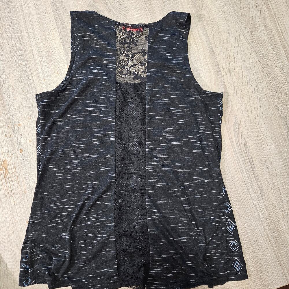 Live to be Spoiled Beaded Aztec Tank Top - Size L - Picture 3 of 7